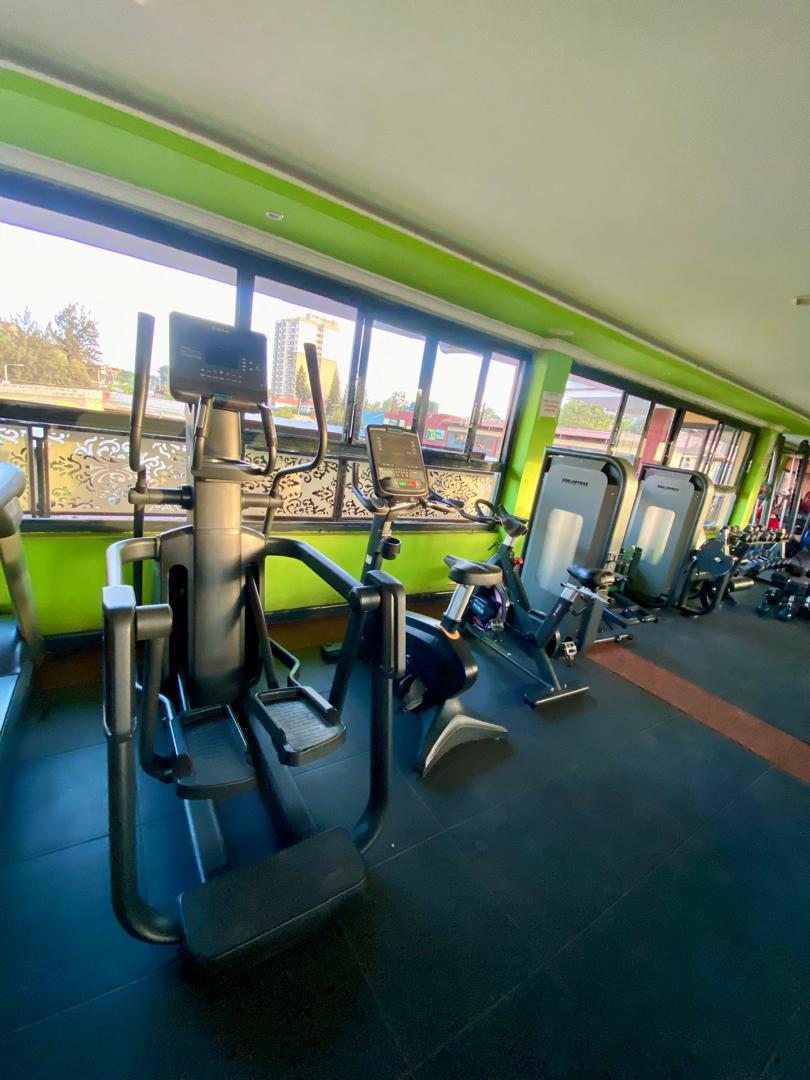 Cross trainer and stationary bikes at Shiloh Gym